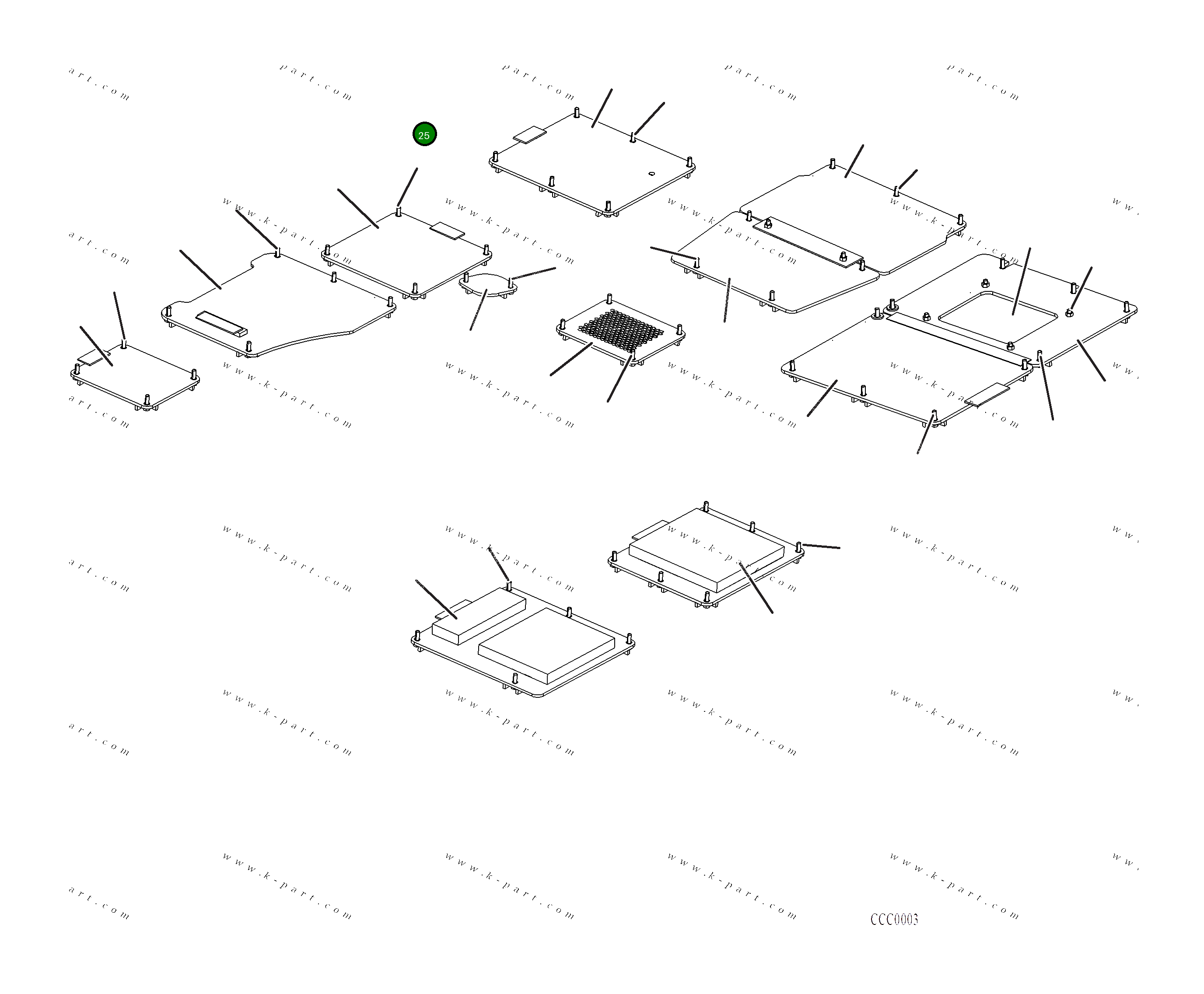 Крышка 2A6-54-A0120 Komatsu