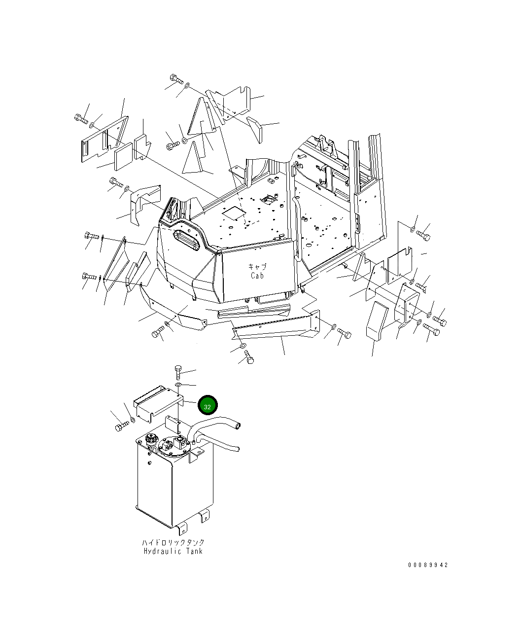 Крышка 419-54-48931 Komatsu