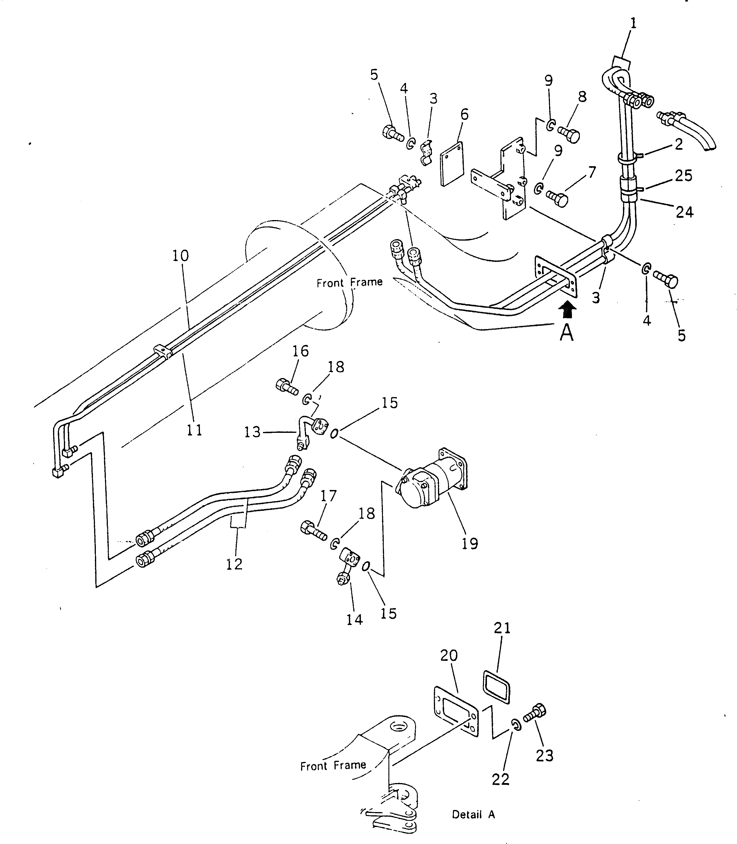 Болт 02010-70651  Komatsu