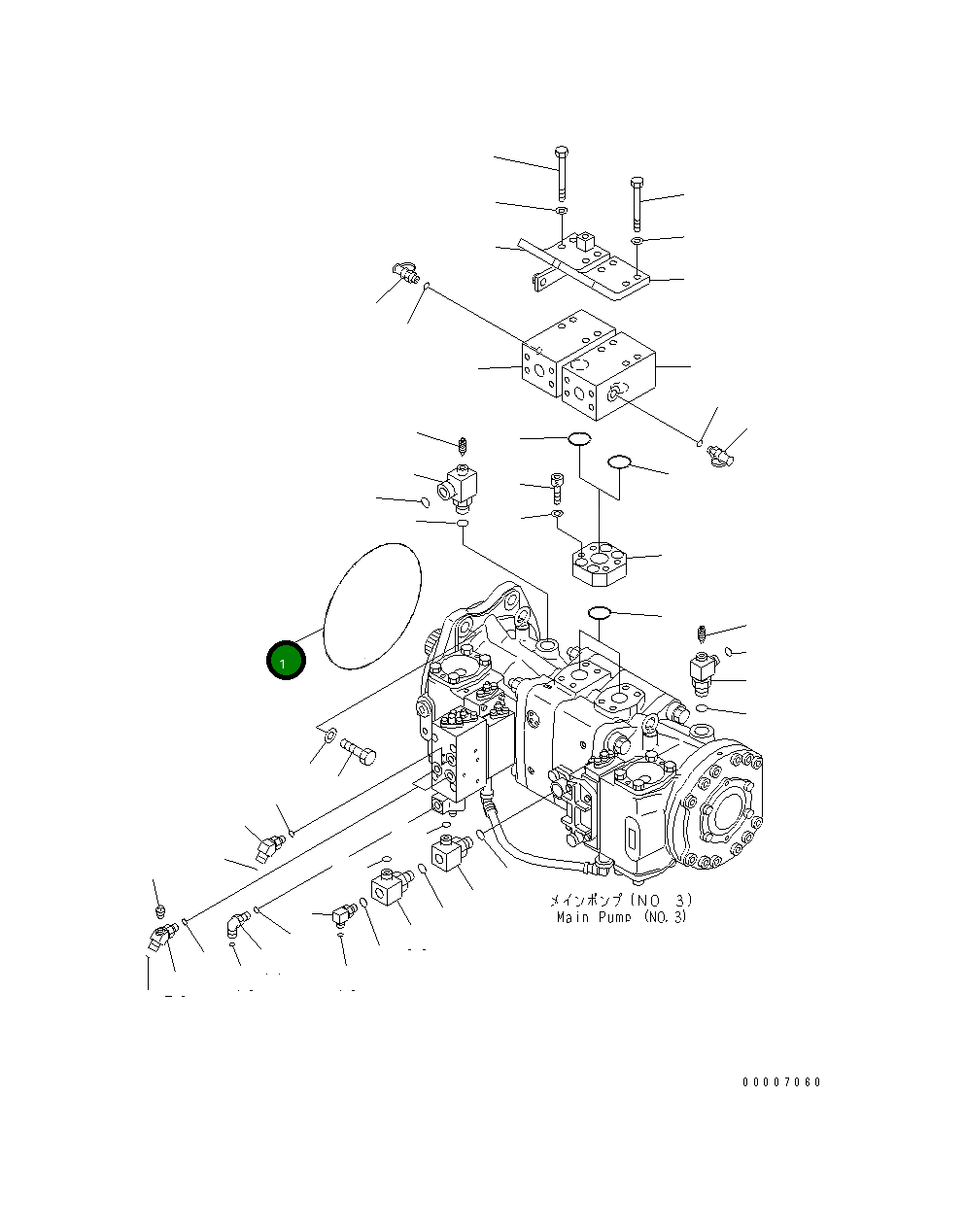 Кольцо уплотнительное (O-Ring) 07000-E5270 Komatsu