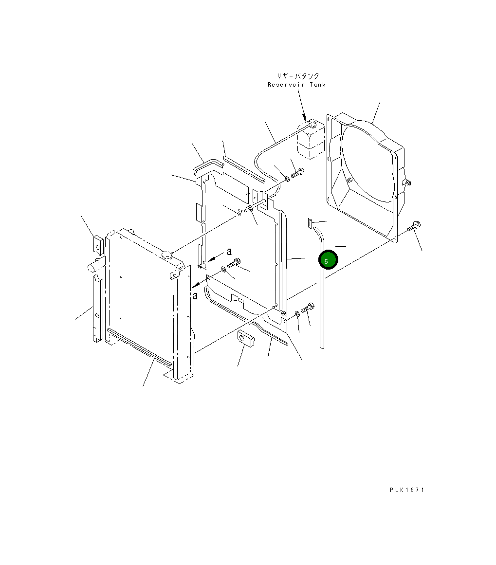 Крышка 21Y-03-11230 Komatsu