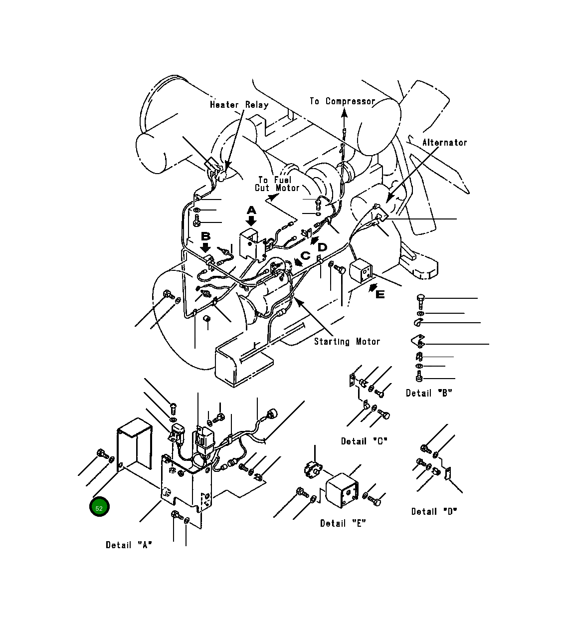 Крышка 425-06-12660 Komatsu