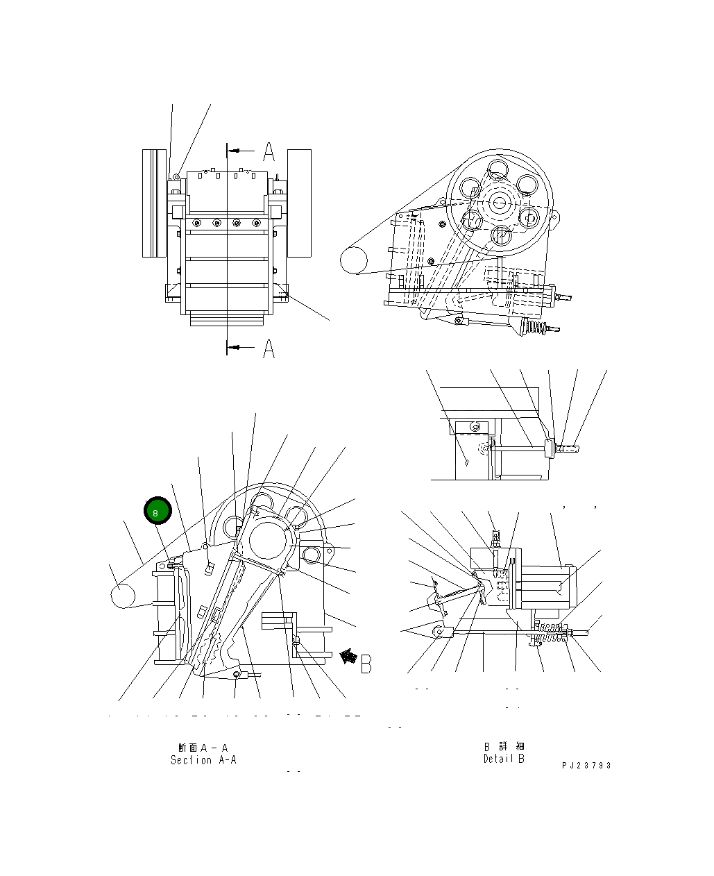 Болт 8221-70-5080 Komatsu