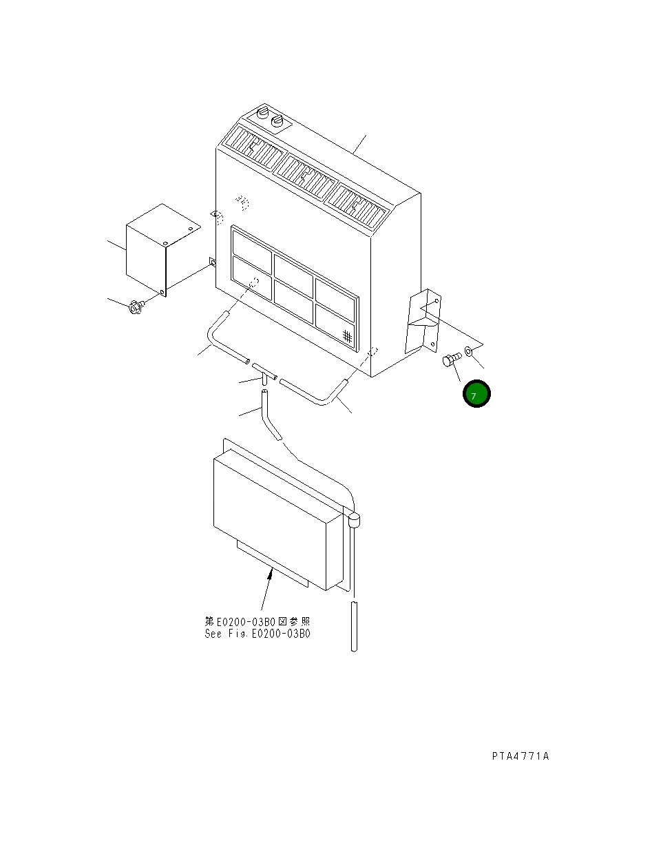 Болт 01010-D0820 Komatsu