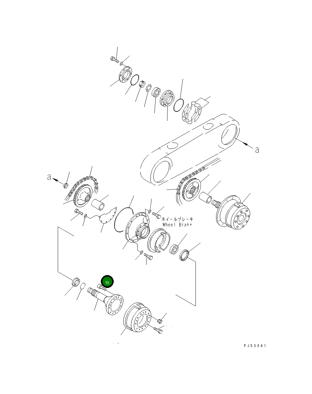 Болт 23F-23-11120 Komatsu