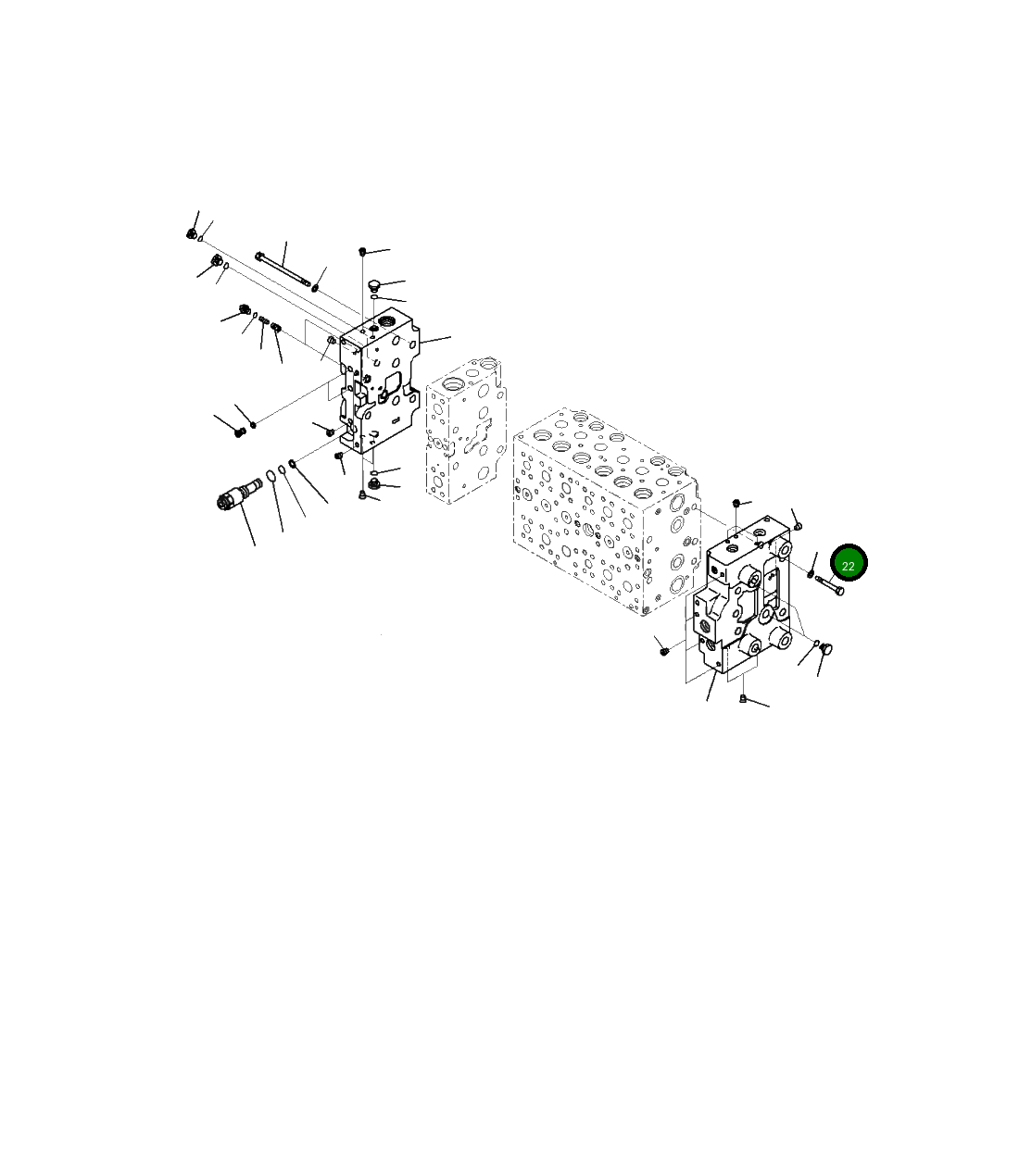Болт 01011-61490 Komatsu
