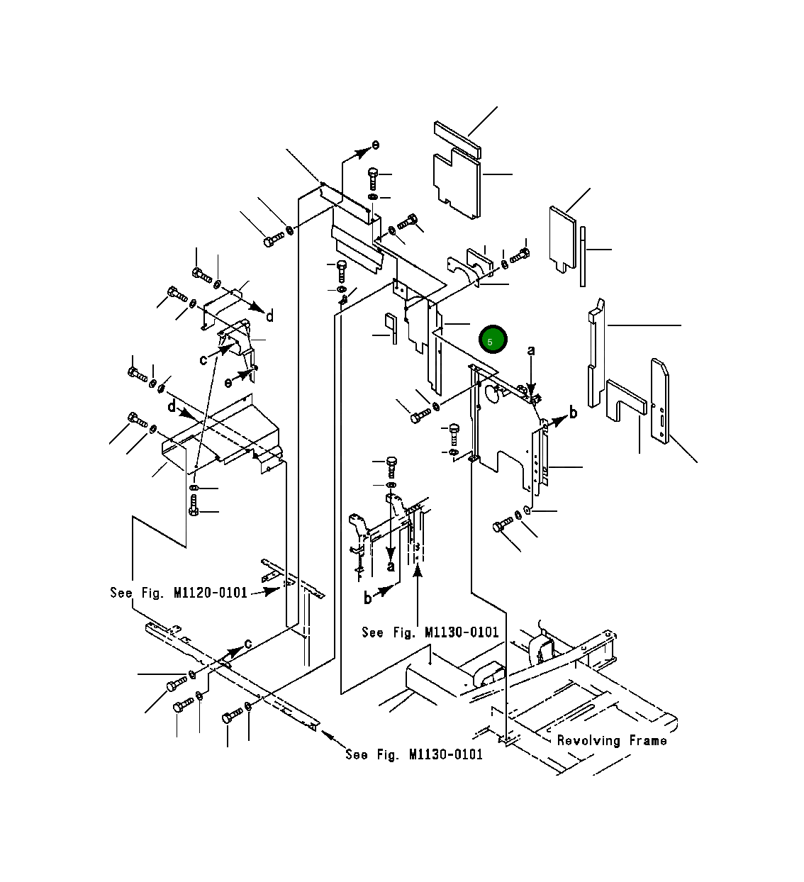 Крышка 20Y-54-27623  Komatsu