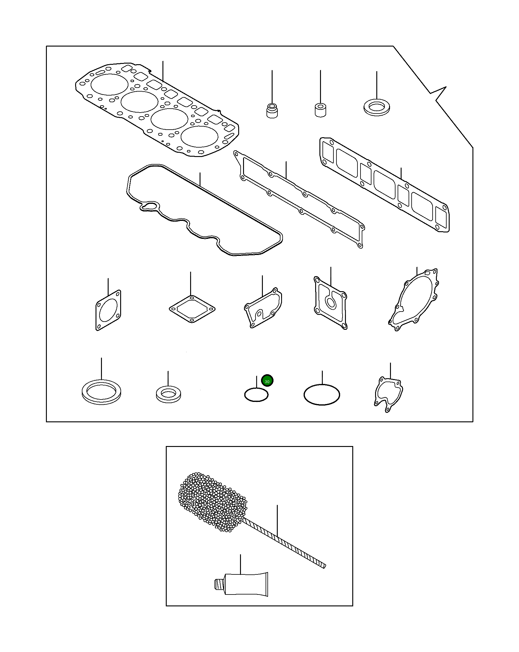 Кольцо уплотнительное (O-Ring) YM24316-000180 Komatsu