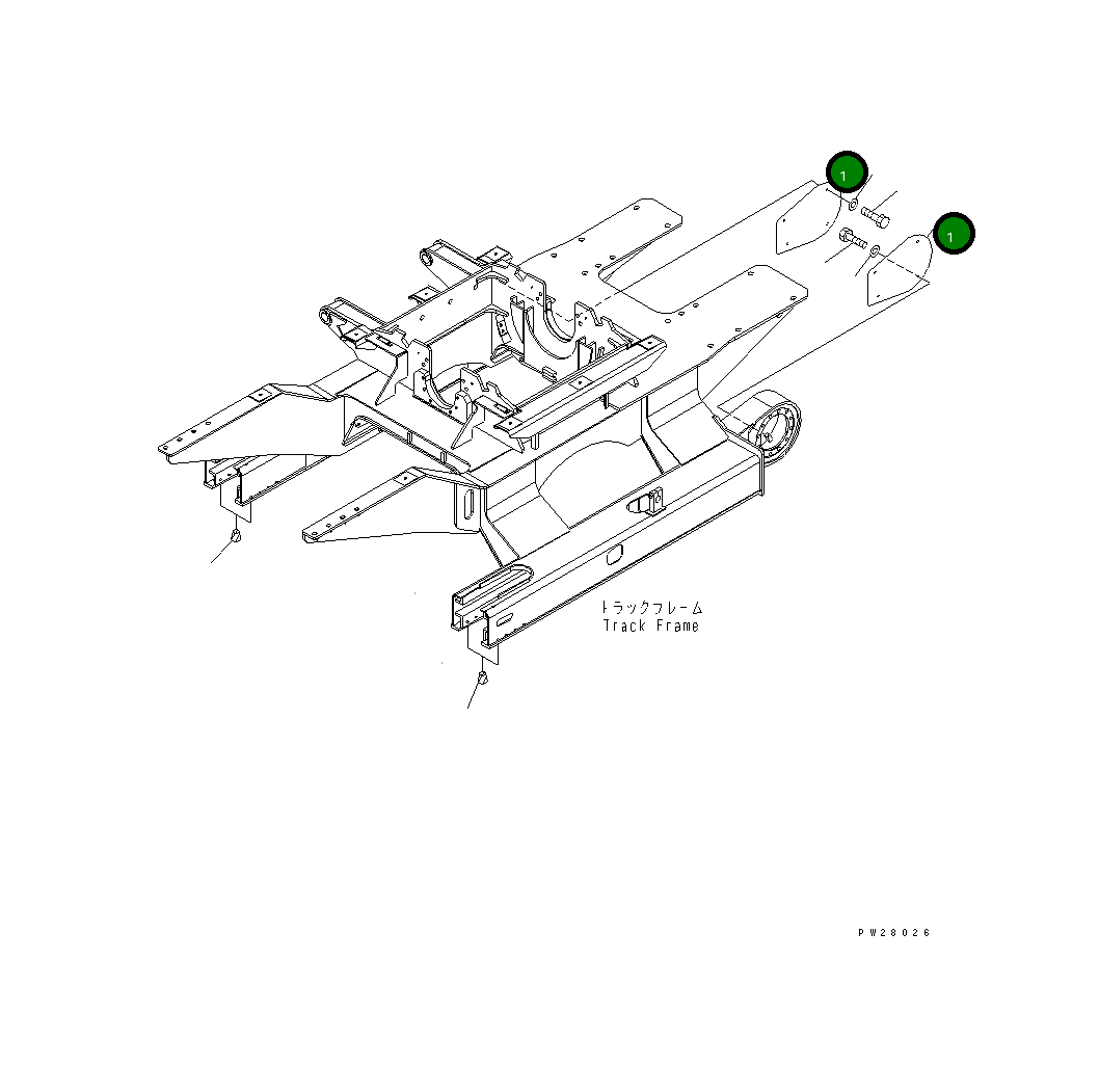 Крышка 201-62-76211 Komatsu
