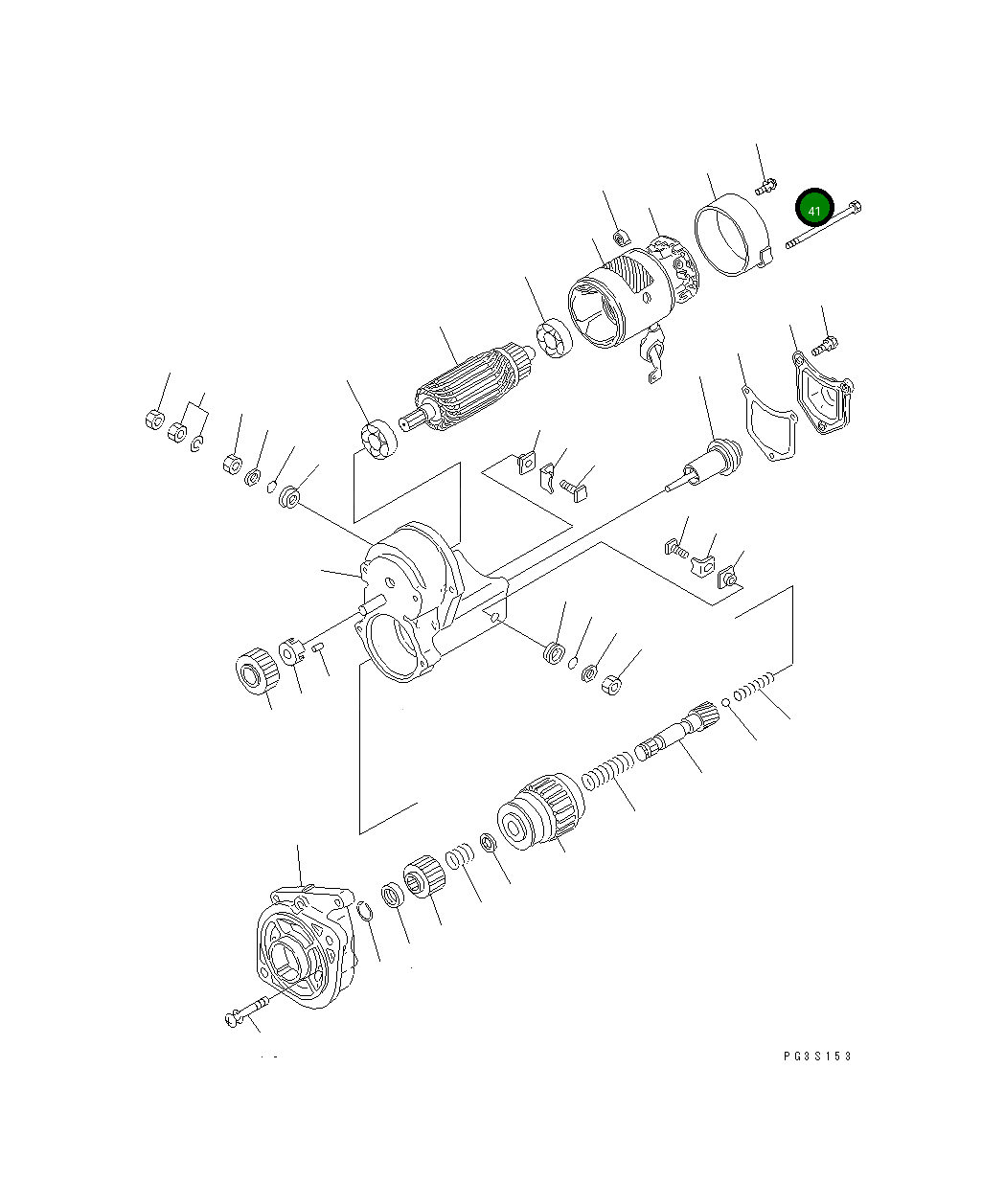Болт YMX9490423330 Komatsu