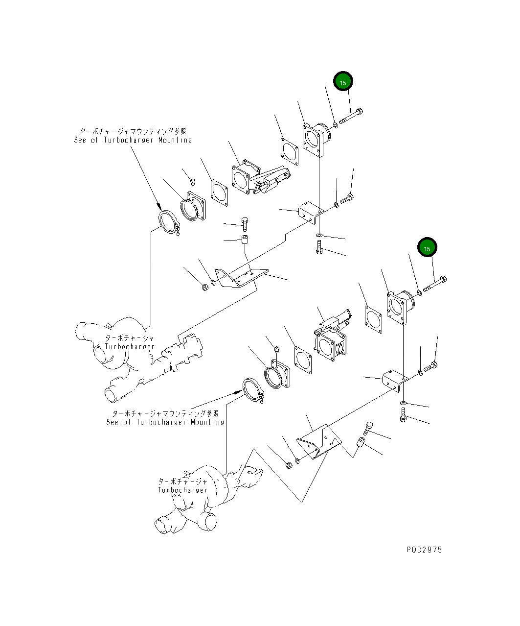 Болт 01011-E1245 Komatsu