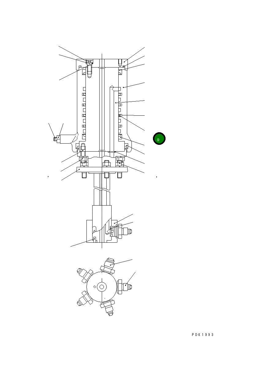 Кольцо уплотнительное (O-Ring) 20E-30-K1410 Komatsu