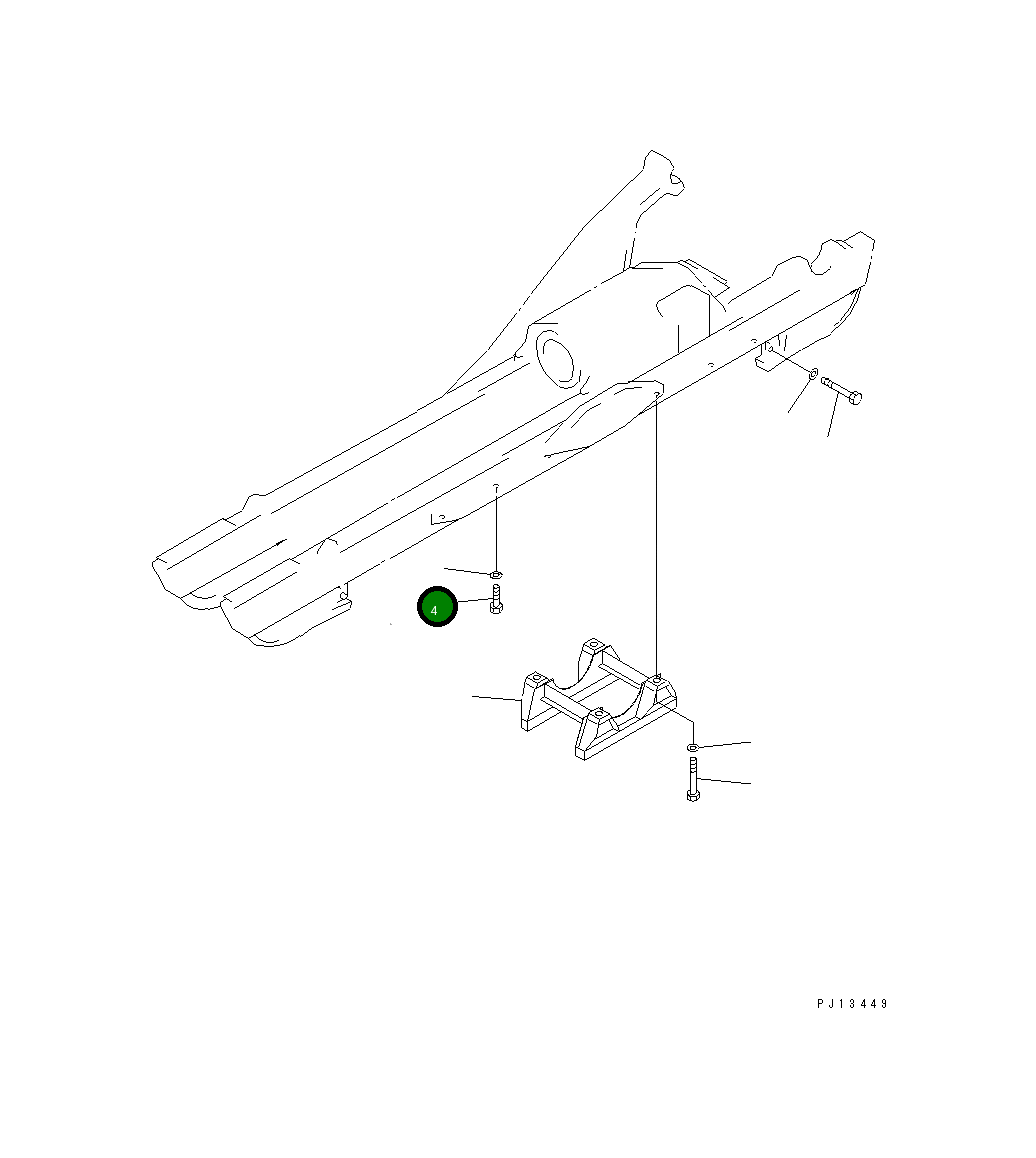 Болт 01010-62240 Komatsu