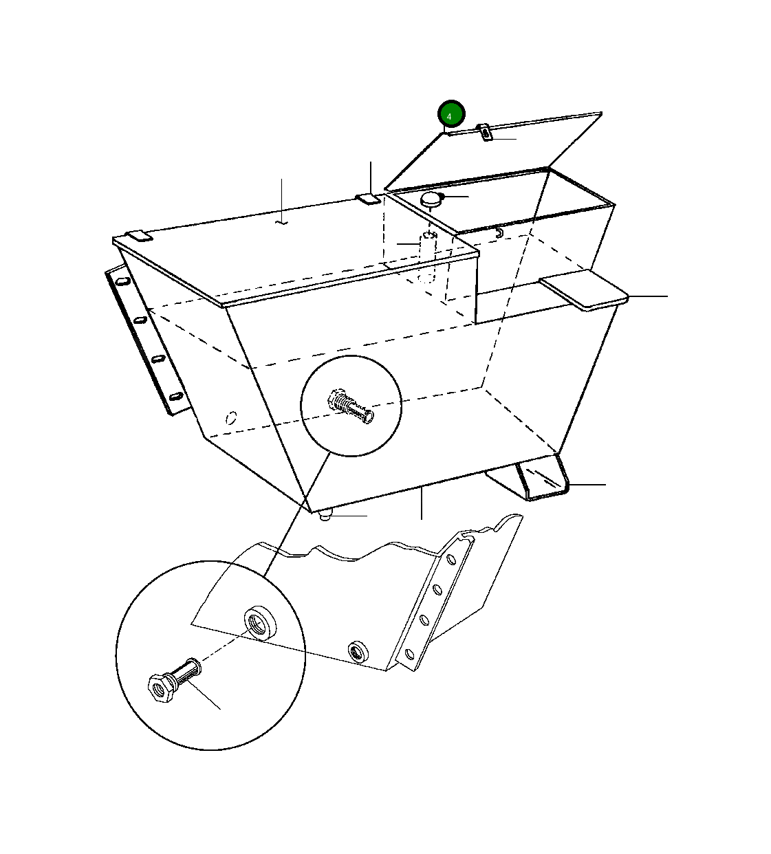 Крышка 62 320 Komatsu