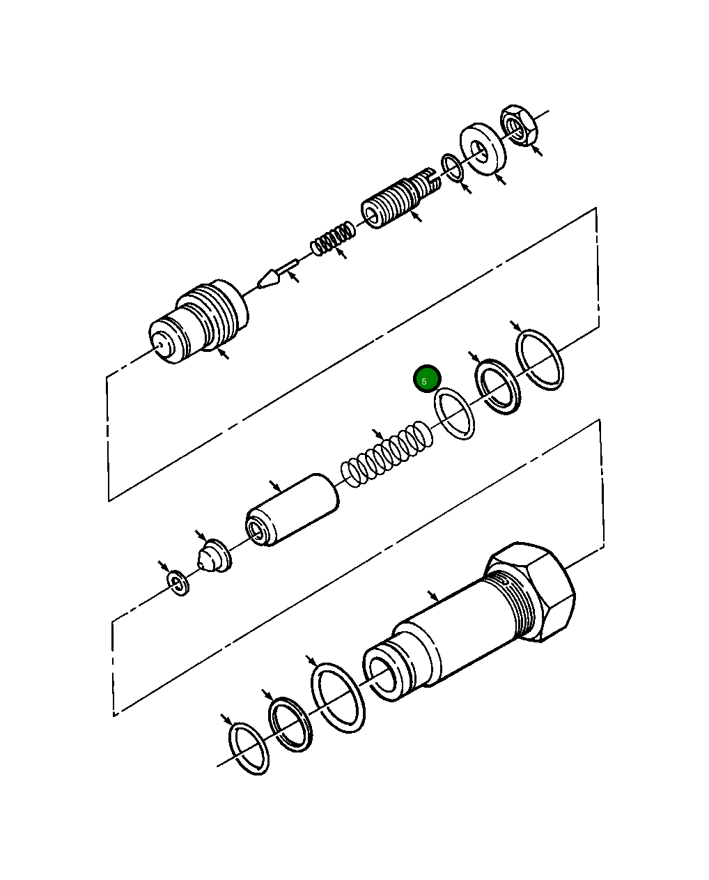 Кольцо уплотнительное (O-Ring) 384 943 R1 Komatsu