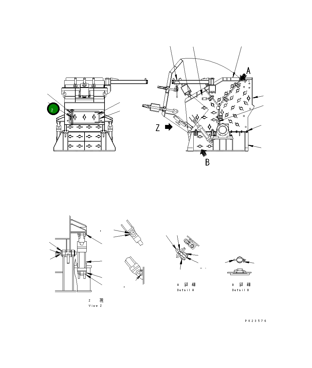 Болт KHK0411600 Komatsu