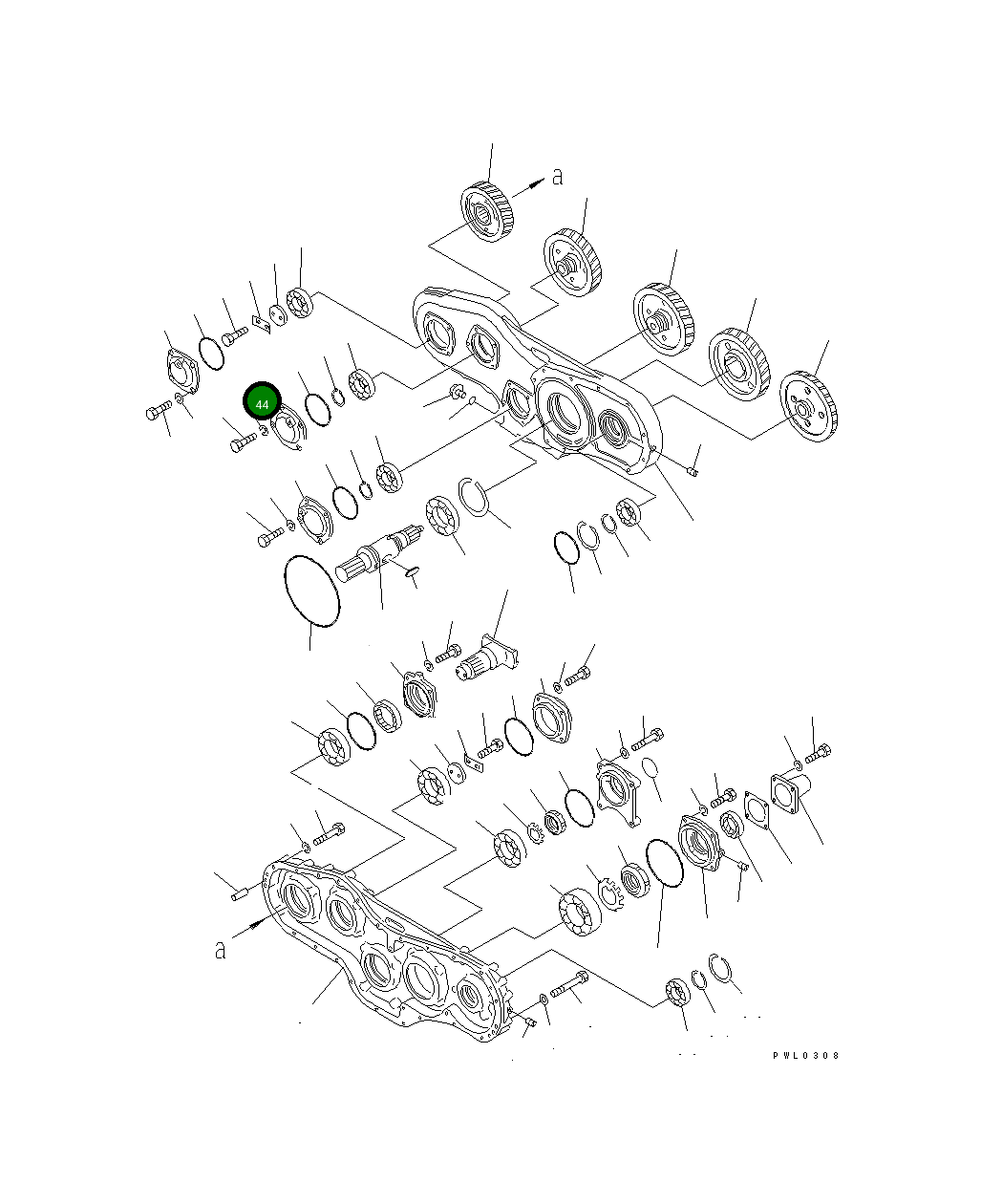 Крышка 196-38-11171 Komatsu