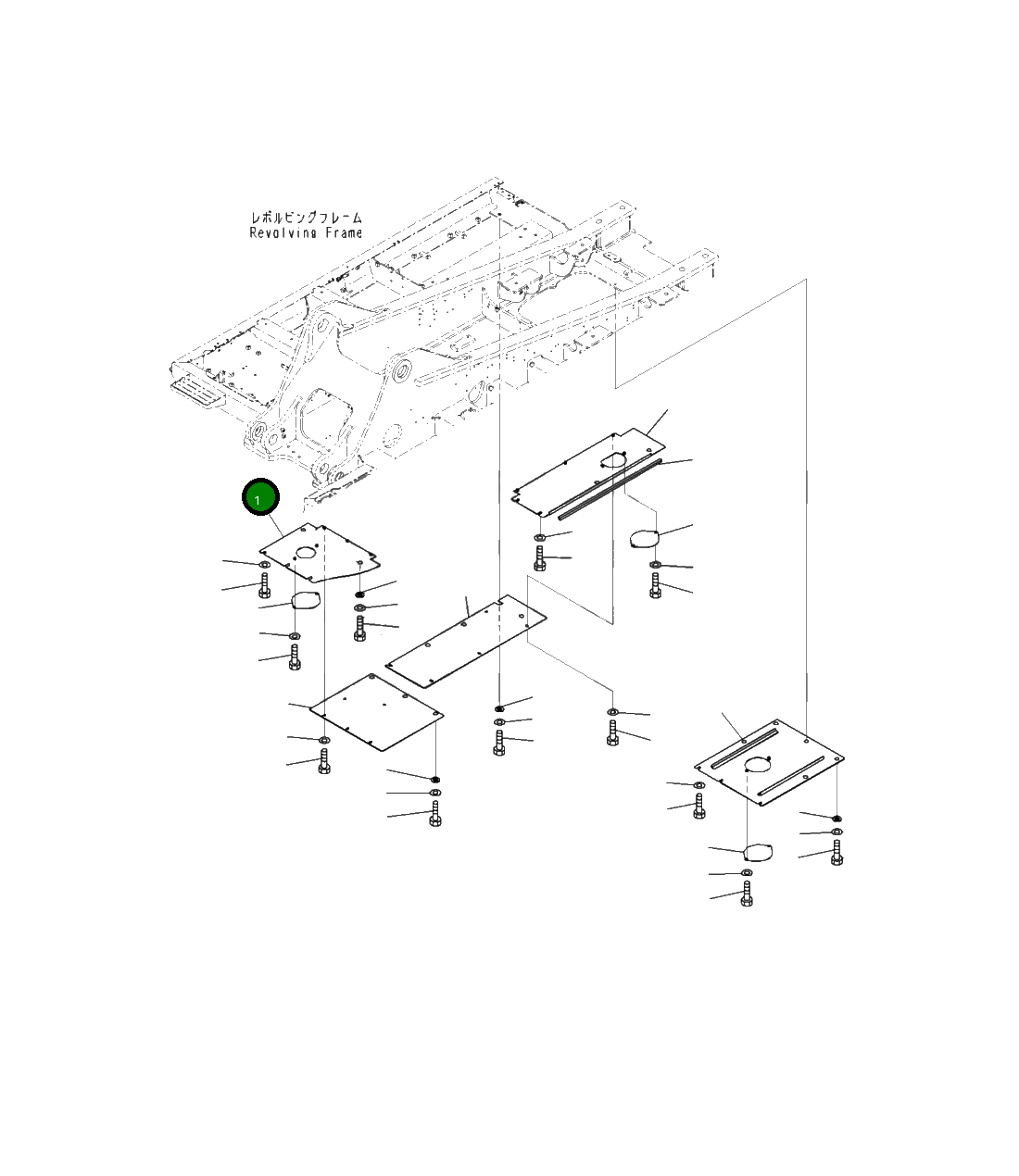 Крышка 207-54-42231 Komatsu