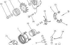 Шариковый подшипник SD6206-012-00 Komatsu