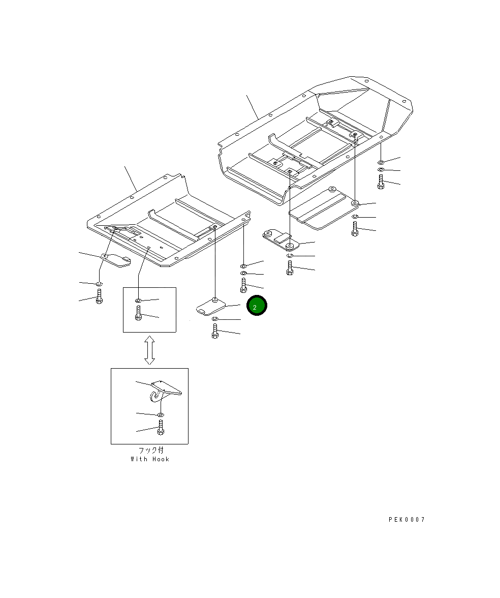 Крышка 130-54-73130 Komatsu