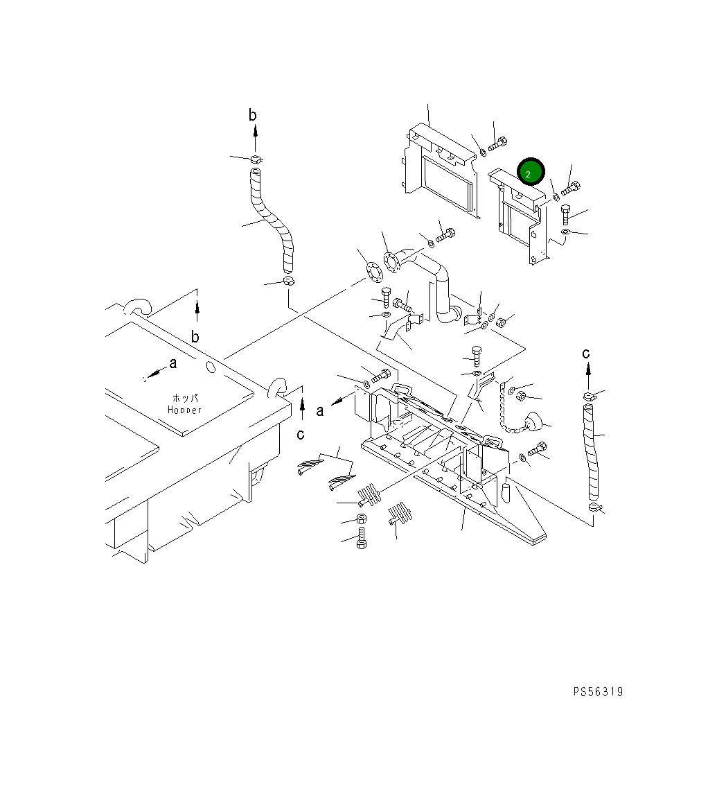 Крышка 277-70-31381 Komatsu