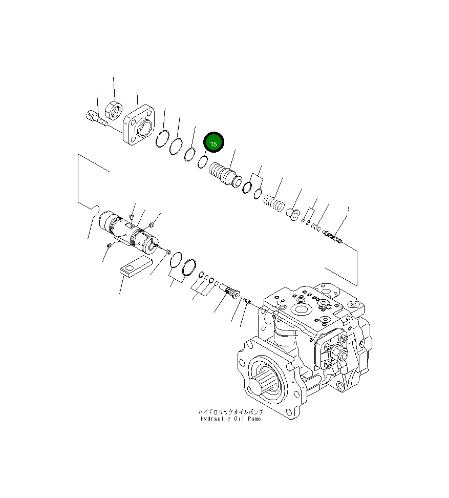 Кольцо уплотнительное (O-Ring) 07000-F3038 Komatsu