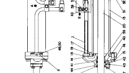 Цилиндр D50-T601B Komatsu