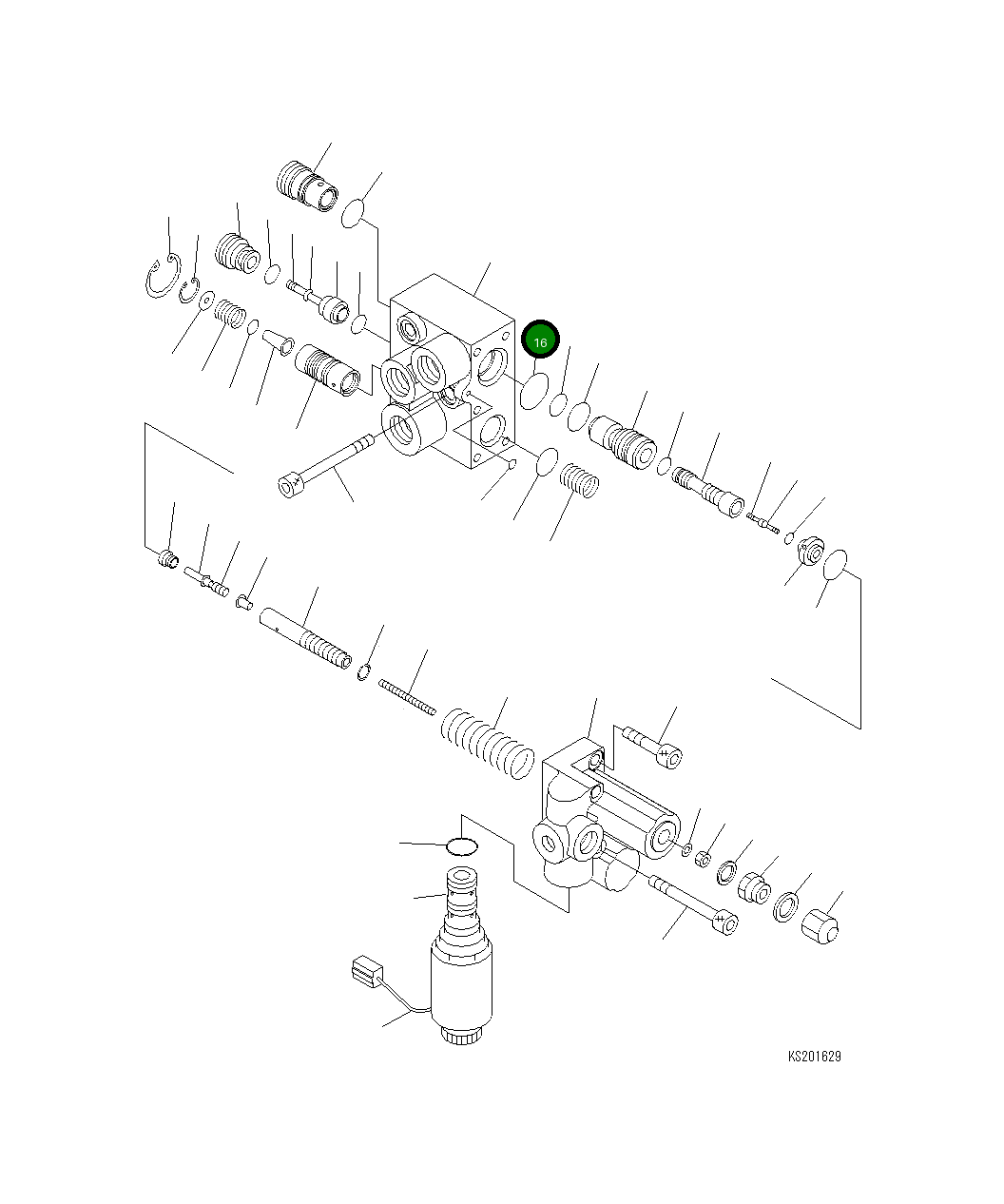 Кольцо уплотнительное (O-Ring) 20E-60-K5650 Komatsu