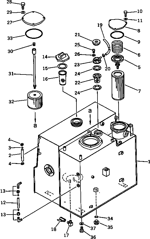 Кольцо уплотнительное (O-Ring) 07000-05180  Komatsu