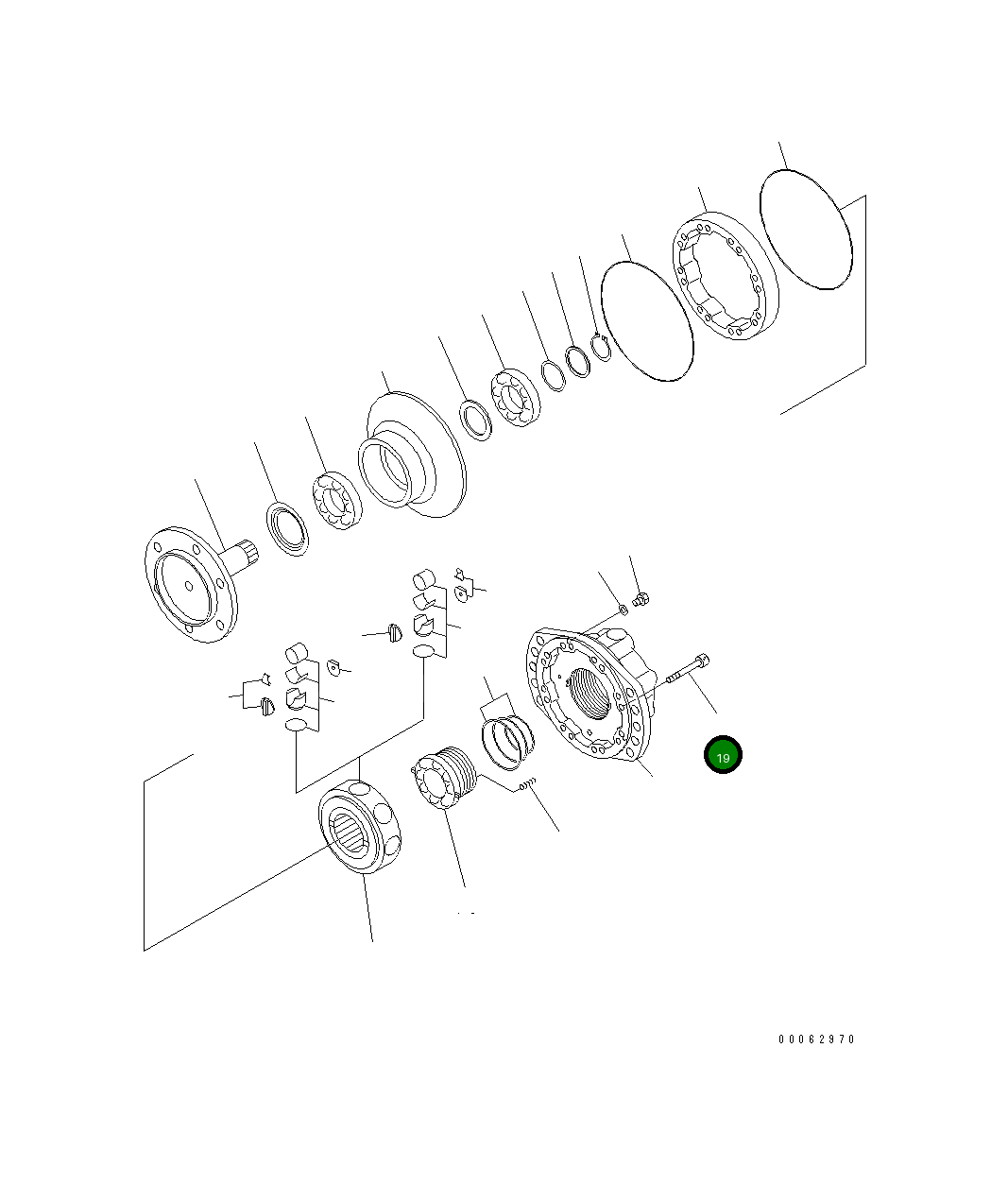Болт PM001732935A Komatsu