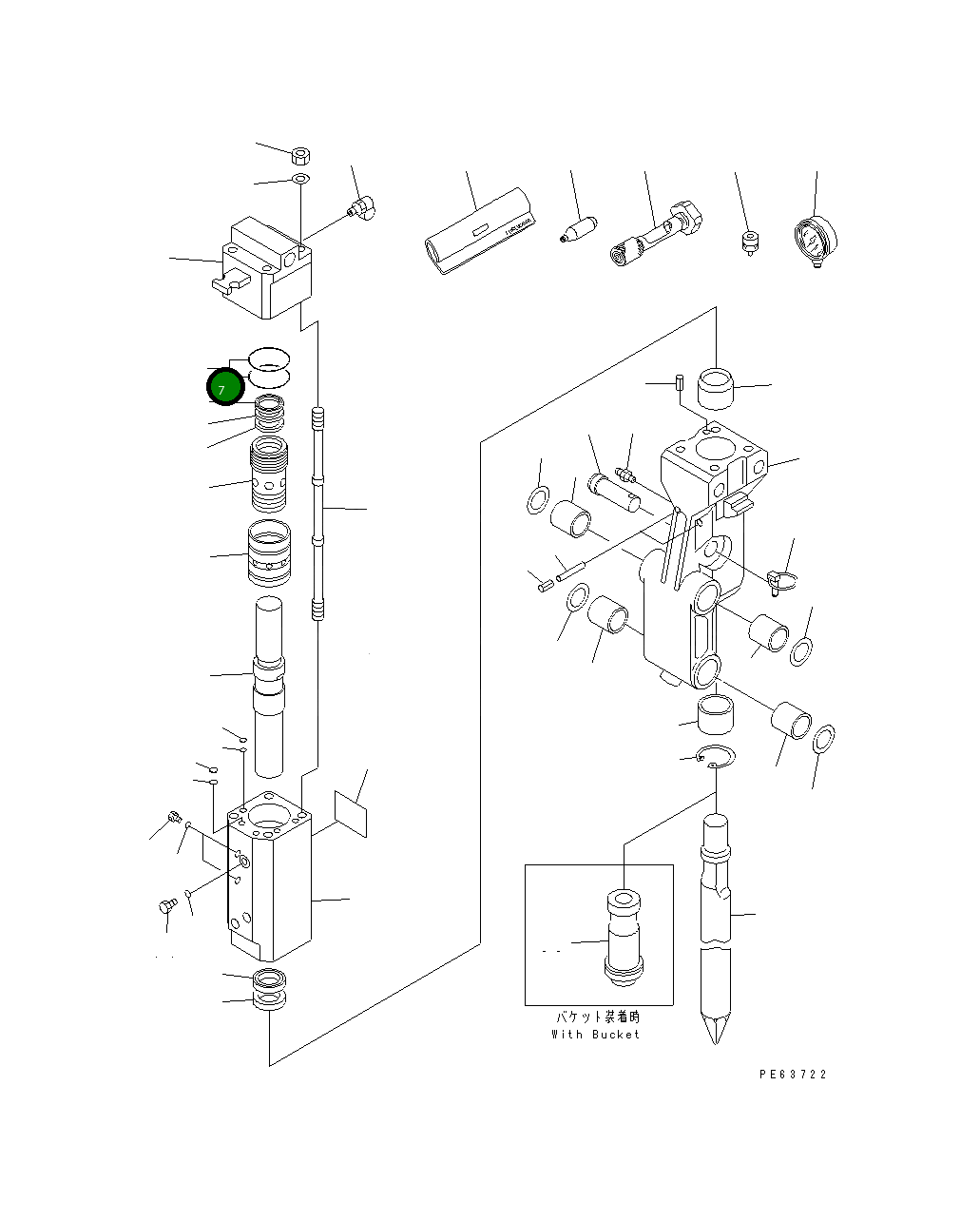 Кольцо уплотнительное (O-Ring) 21U-970-1150 Komatsu