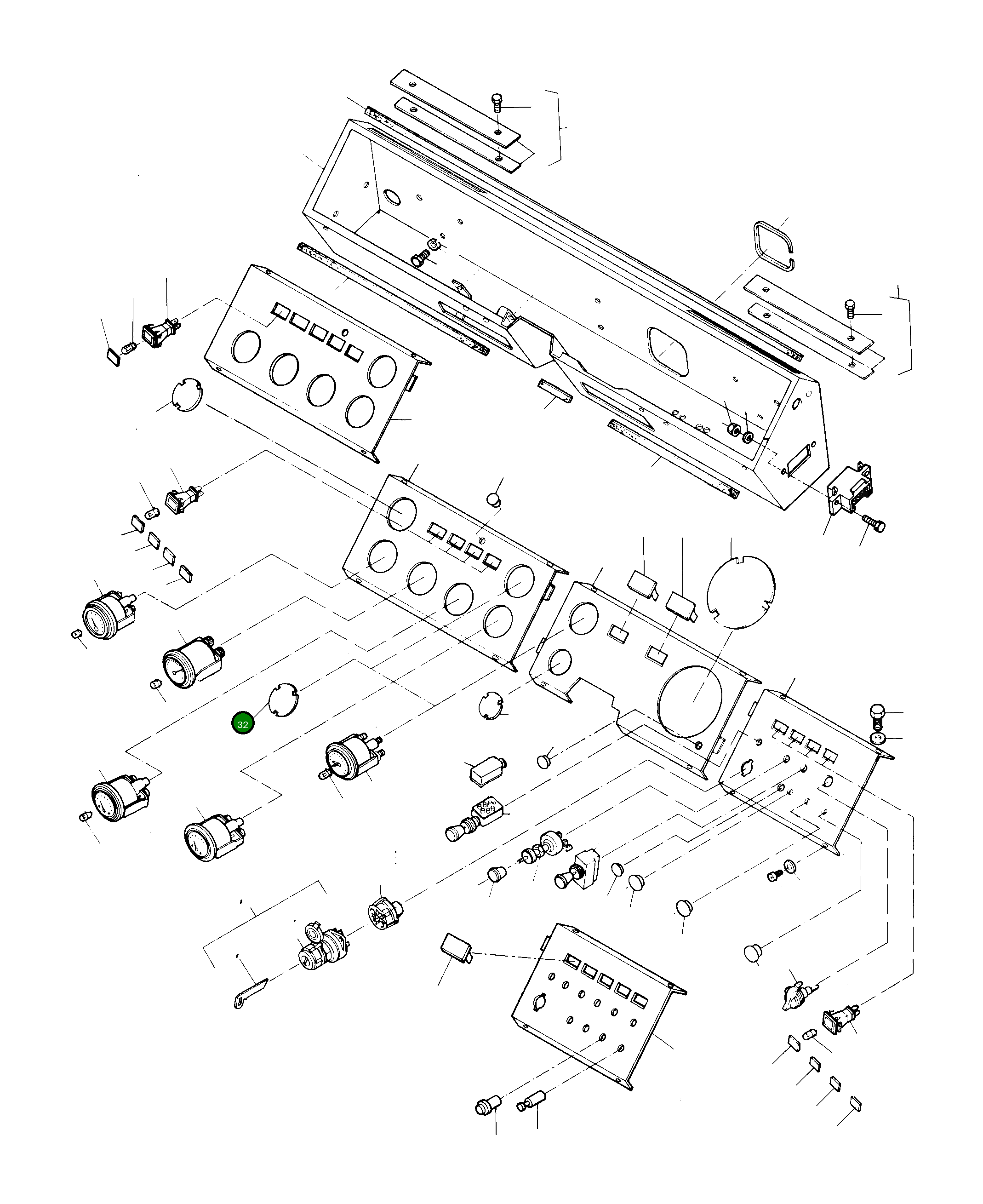 Крышка 2874480M1 Komatsu