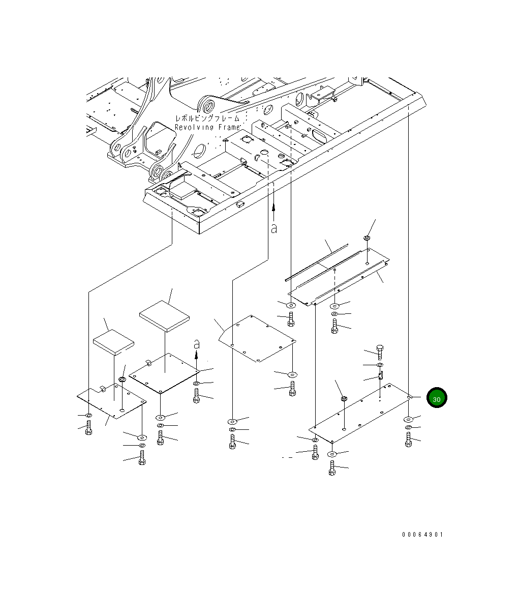 Крышка 208-54-78470 Komatsu