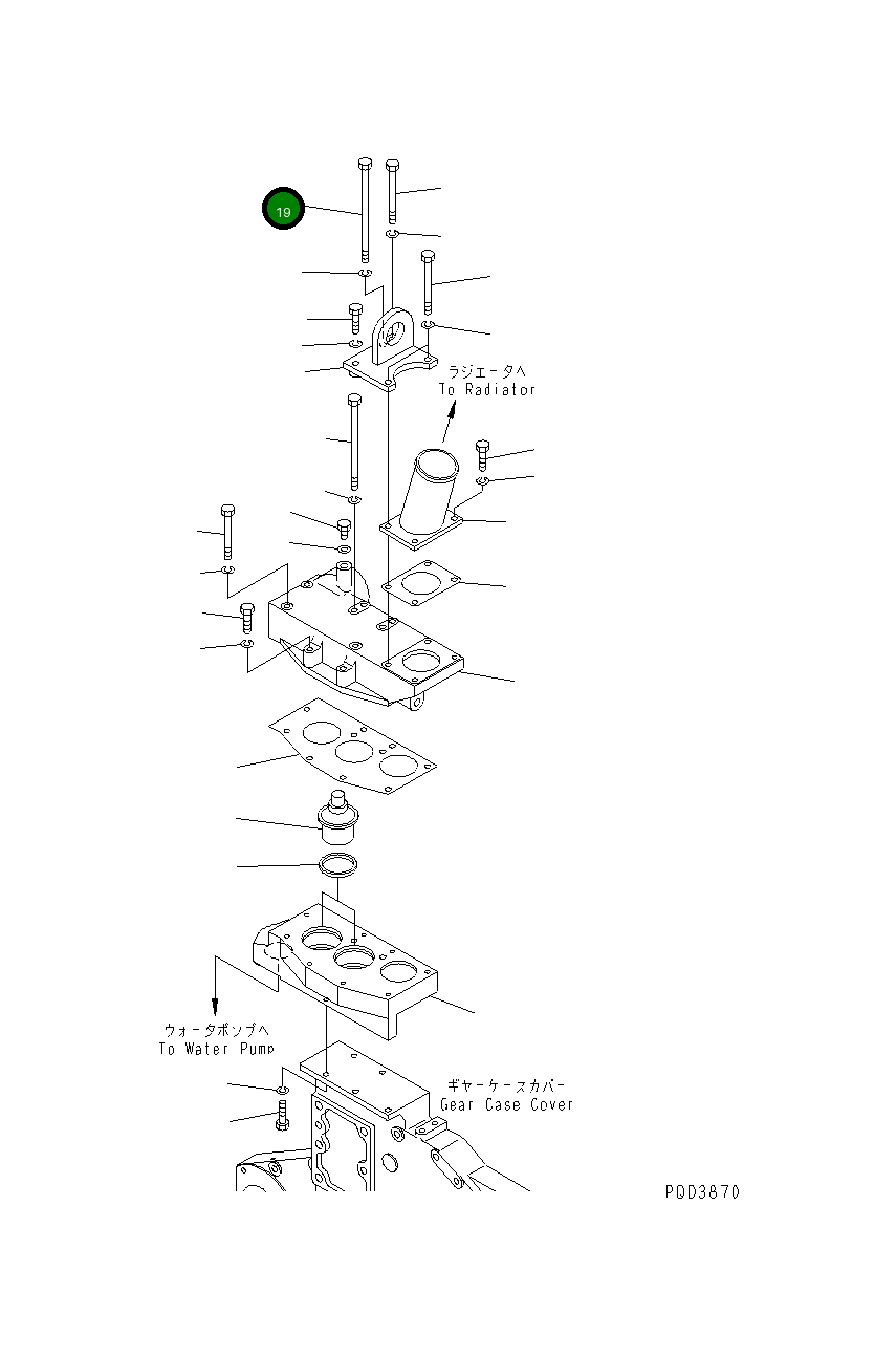 Болт 562-15-16410 Komatsu