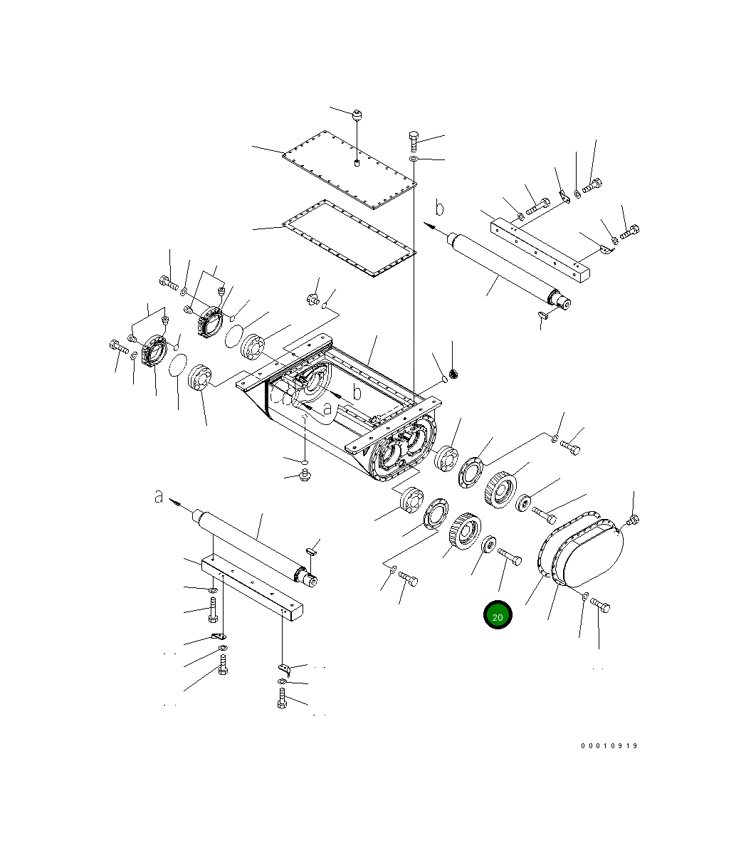 Болт 01019-32040 Komatsu