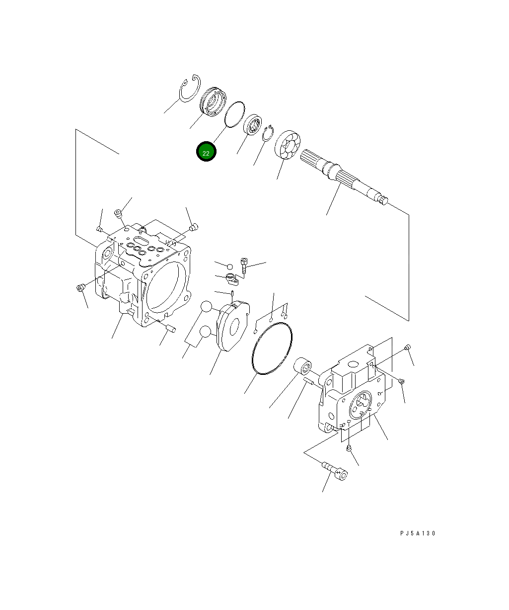 Кольцо уплотнительное (O-Ring) 207-09-11140 Komatsu