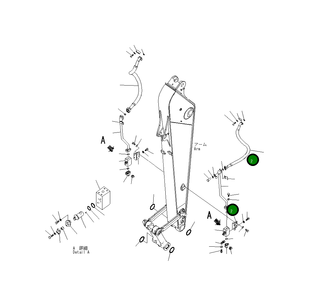 Кольцо уплотнительное (O-Ring) 21T-09-11460 Komatsu