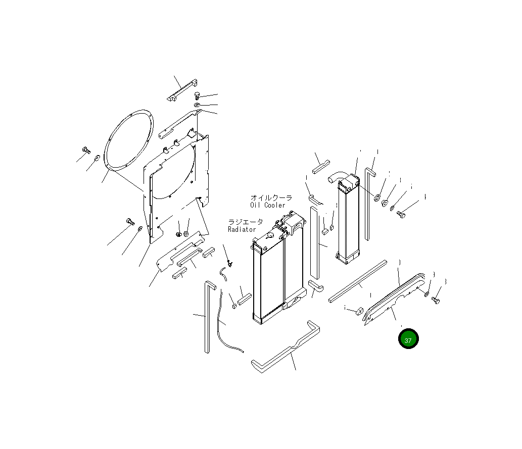 Крышка 20Y-03-41332 Komatsu