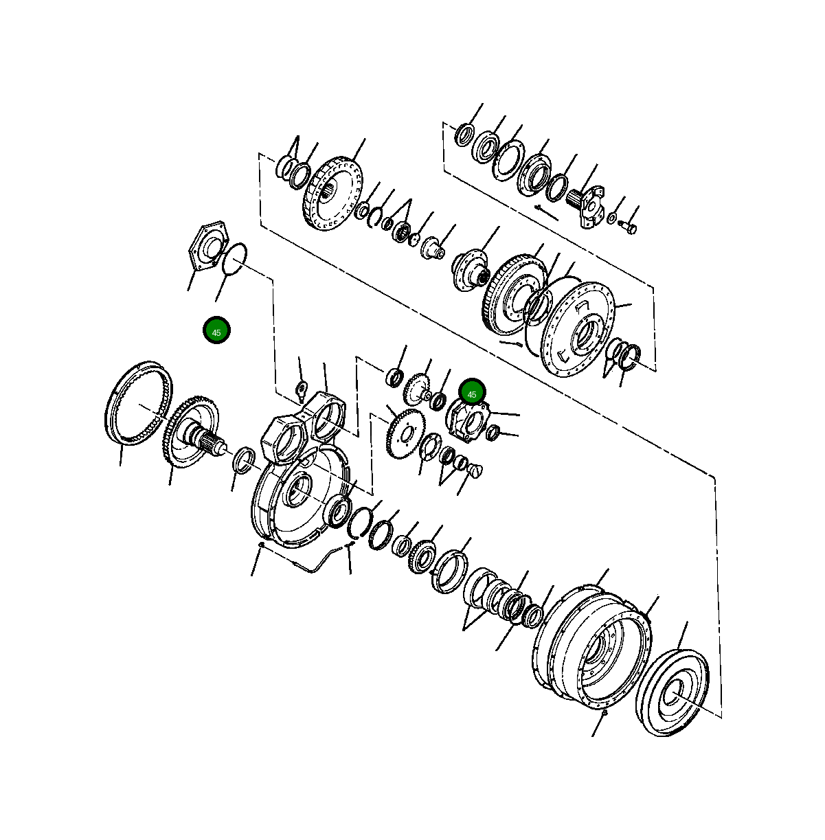 Кольцо уплотнительное (O-Ring) 1243 943 H1 Komatsu