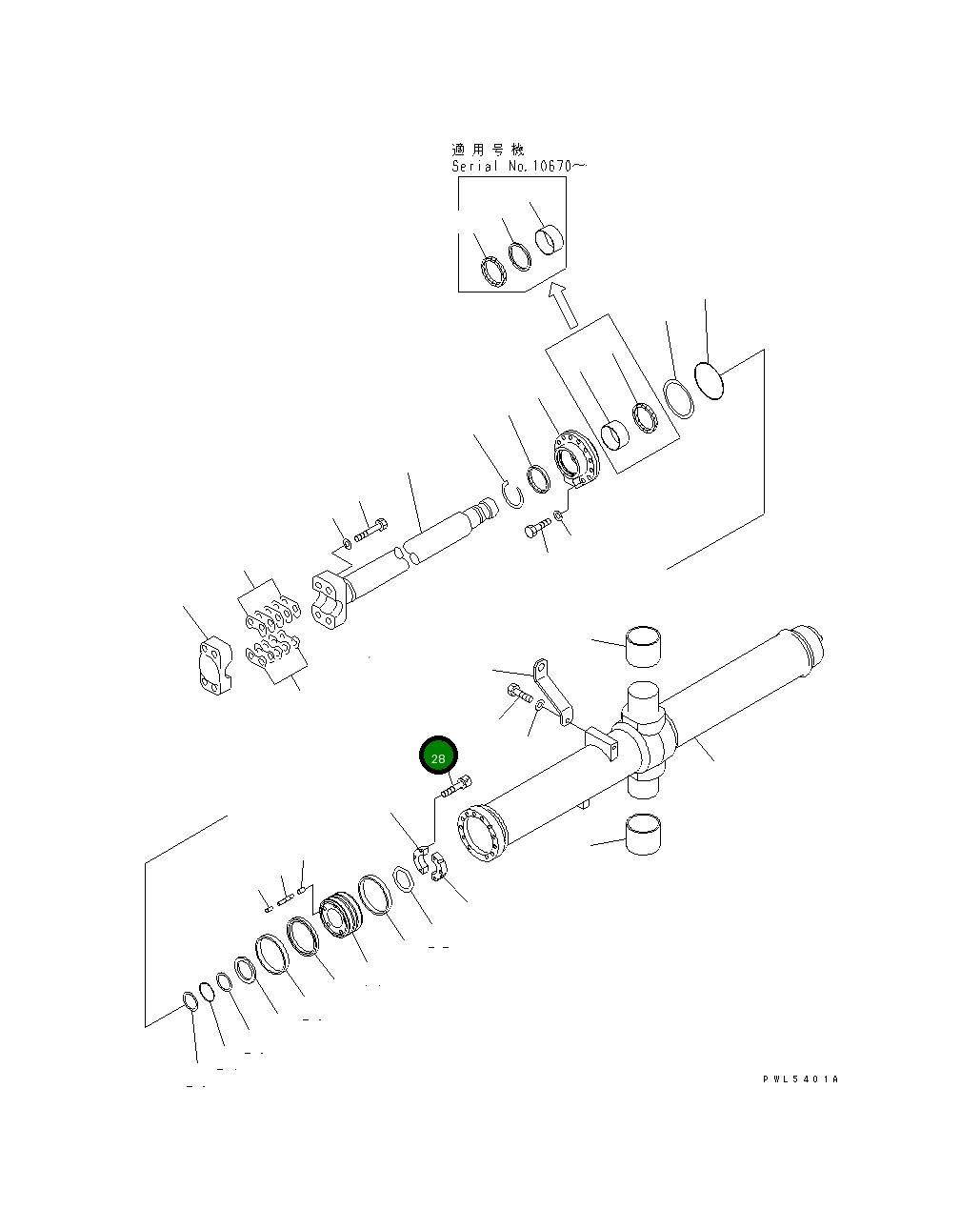 Болт 01252-61255 Komatsu