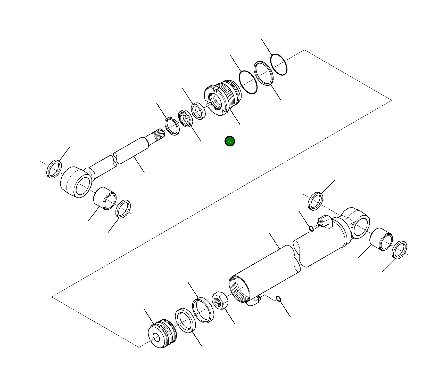 Кольцо уплотнительное (O-Ring) 855661215 Komatsu