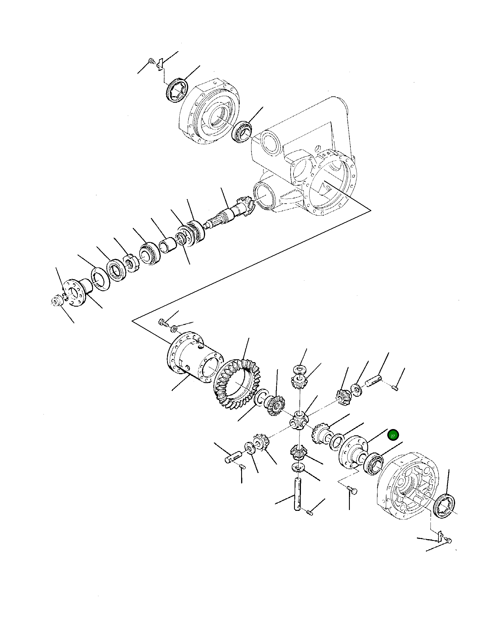 Крышка 21D-23-11370 Komatsu