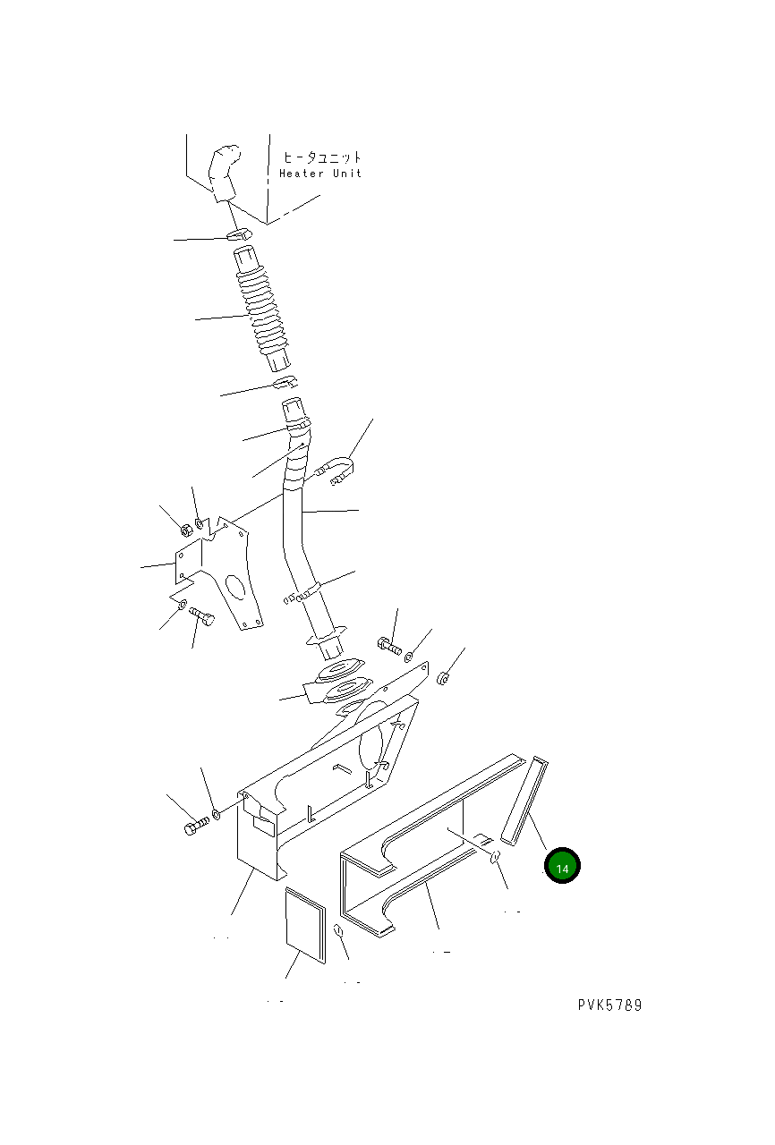Крышка 14X-977-1750 Komatsu