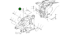 Болт 01010-D1255 Komatsu
