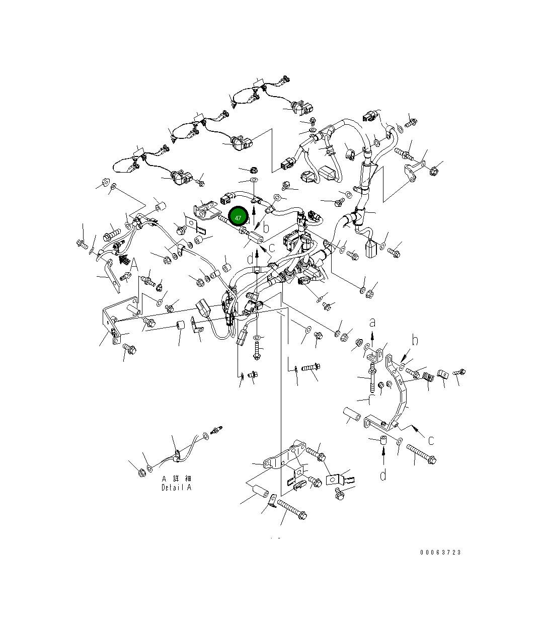 Болт 6745-81-9450 Komatsu