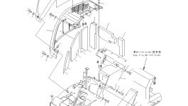 Крышка 21W-54-31590 Komatsu