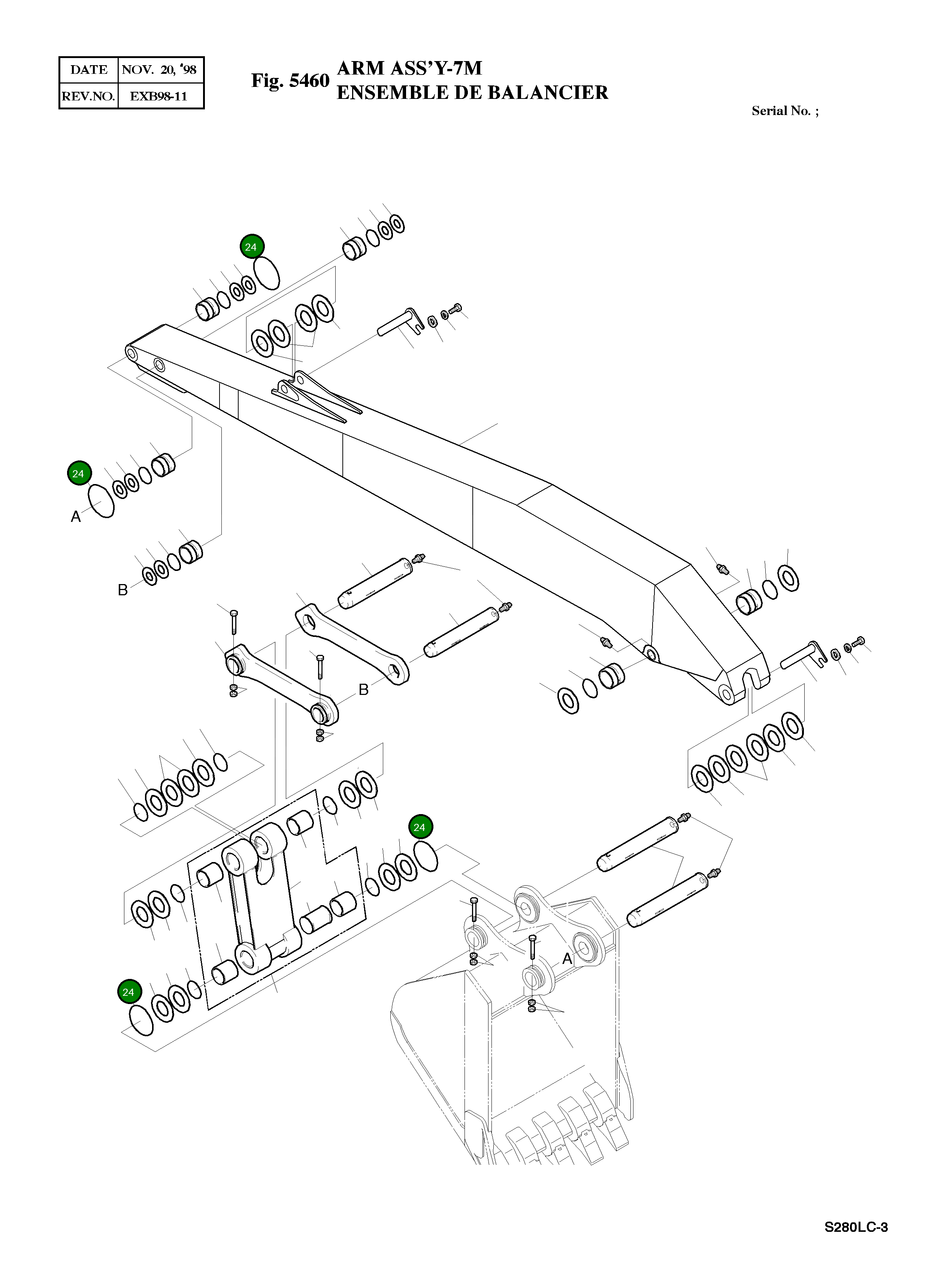 Кольцо уплотнительное (O-Ring) 2180-1105D9 Komatsu