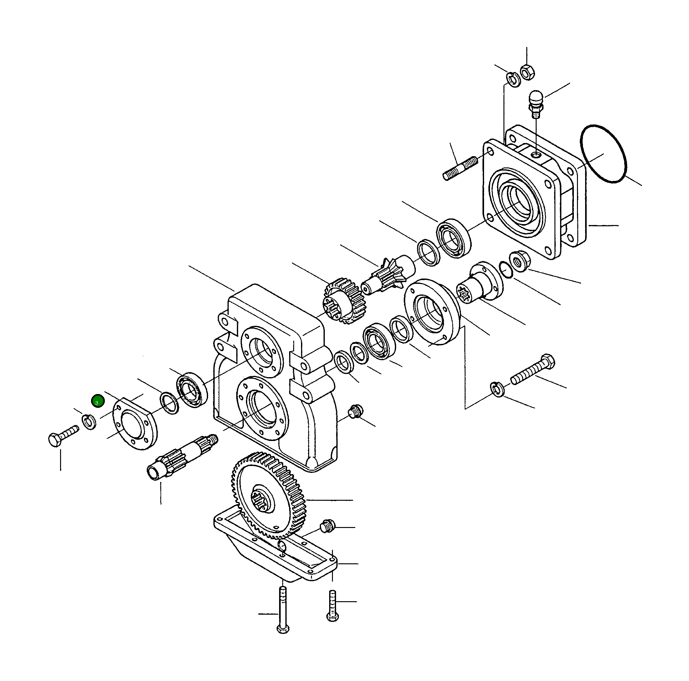 Крышка 4919665M1 Komatsu