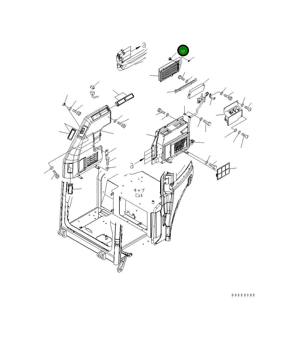 Болт 22M-979-2390 Komatsu