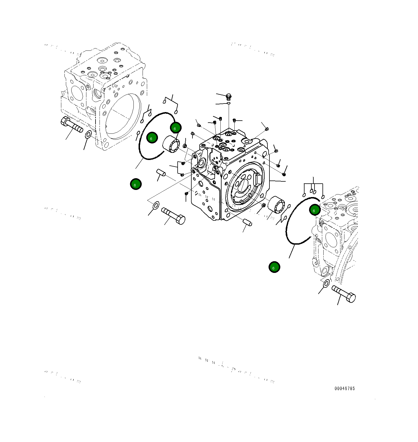 Кольцо уплотнительное (O-Ring) 07000B2012 Komatsu